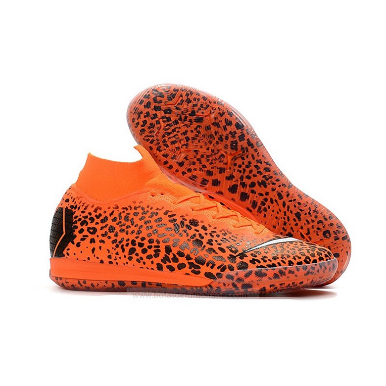 Nike Mercurial SuperflyX Elite IC Hombres Naranja Negro